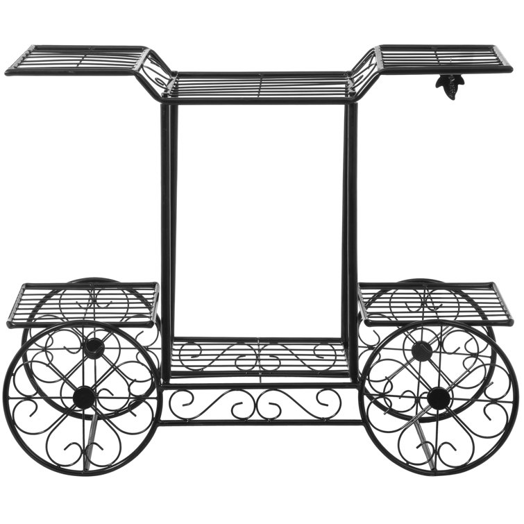 Red Barrel Studio® 61Tier Garden Cart Plant Stand & Reviews Wayfair